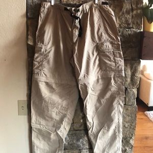 XL REI brand zip leg pants
